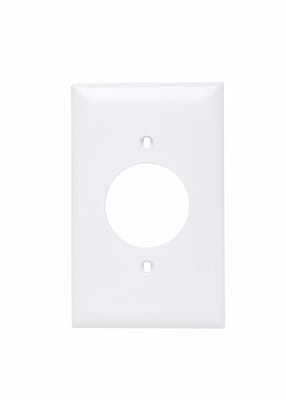 Pass & Seymour / Legrand - Pass & Seymour TP720-W 1Gang Wall Plate, 1.5938" Power Outlet Receptacle, Nylon, Standard - White