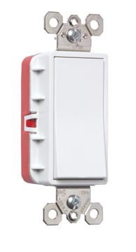 Pass & Seymour / Legrand - Pass & Seymour PT2603-W PlugTail™ 3Way Decorator Switch, 15A 120/277V - White