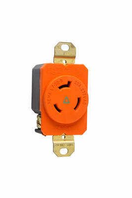 Pass & Seymour / Legrand - TURNLOK RECP SINGLE 3WIRE 20A277V