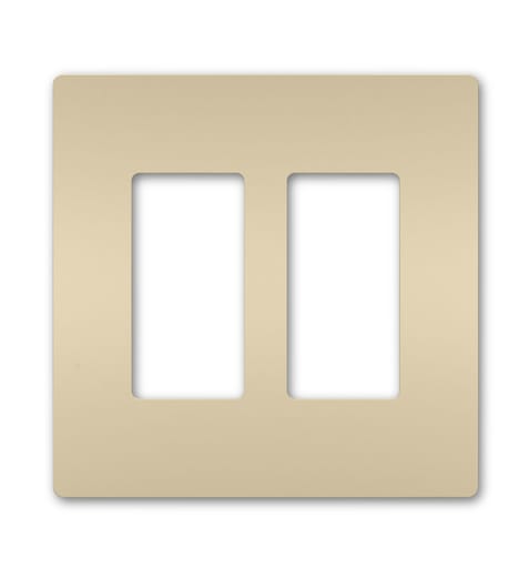 Pass & Seymour / Legrand - Pass & Seymour RWP262-I 2Gang Screwless Wall Plate, Radiant® - Ivory