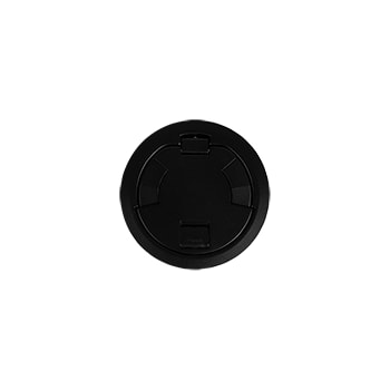 The Wiremold Co - Wiremold 6CT2BK 6CT Evolution™ Poke Thru Flush Style Cover, Black