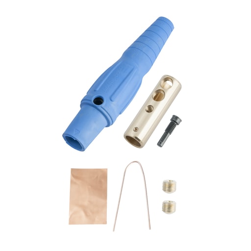 Pass & Seymour / Legrand - Pass & Seymour PS40-FB-BL Female Cam Device, 400A 600V, Series-16 In-Line Connectors - Blue