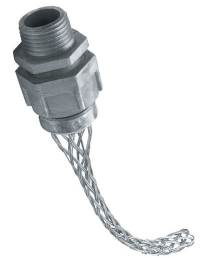 Pass & Seymour / Legrand - Pass & Seymour GC610 Cord Grip Male Straight, 3/4 Npt, 0.560-0.625