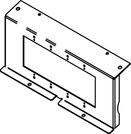 The Wiremold Co - LCAN EFB8-4GMB 4-GANG MOUNTING BRAC