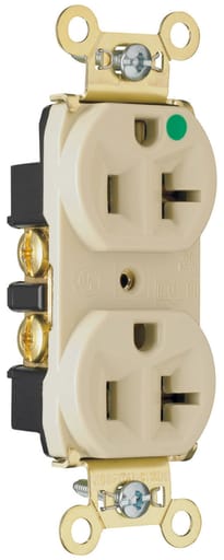 Pass & Seymour / Legrand - P&S PS8300HW HOSP GRAD DUP RECEPT 2