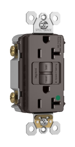 Pass & Seymour / Legrand - Pass & Seymour 2097-HG 20A 125V Self Test GFCI Brown