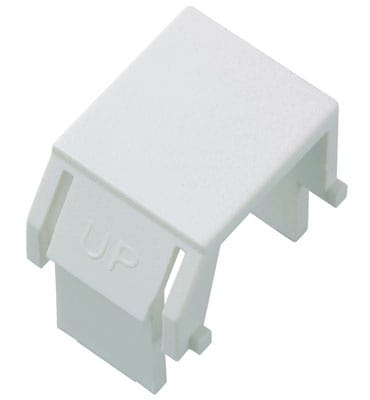 Pass & Seymour / Legrand - Pass & Seymour ACBLKW4 Blank Keystone Insert (4-Pack) - White