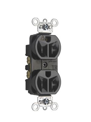 Pass & Seymour / Legrand - P&S TRIG5362BK IG TR DUP RECEPT 20A