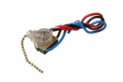 Pass & Seymour / Legrand - Pass & Seymour 1689-50 Pull chain, two circuit, four position, 1st ON, 2nd ON, both ON, OFF sequence, RU Listed.