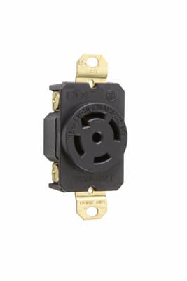 Pass & Seymour / Legrand - Pass & Seymour L2130-R Turnlok Single Receptacle 5Wire 30Amp 3Phase 120/208V