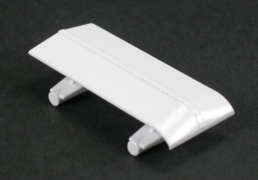 The Wiremold Co - Wiremold 5406TB 1-3/4" Ivory Non-Metallic Multiple Channel Raceway Base Seam Clip