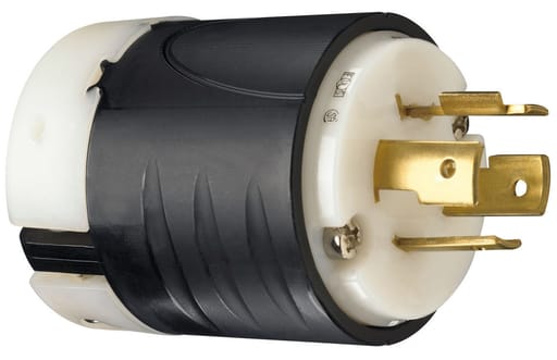Pass & Seymour / Legrand - Pass & Seymour L1420-P Turnlok Plug 4Wire 20Amp 125/250Volts