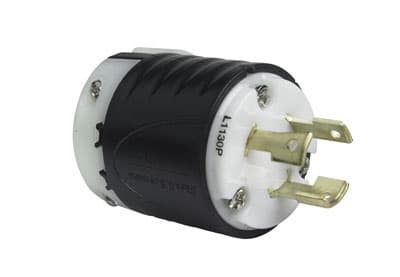 Pass & Seymour / Legrand - Pass & Seymour L1130-P Turnlok Plug, 3wire, 30amp 3phase 250v
