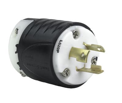 Pass & Seymour / Legrand - Pass & Seymour L520-P Turnlok® Plug 3Wire 20Amp 125Volt