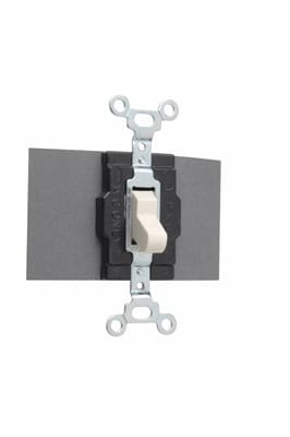 Pass & Seymour / Legrand - Pass & Seymour 1221-LA Manual Controller, Single Pole Double Throw, 15A 120/277V - Light Almond