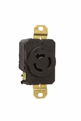 Pass & Seymour / Legrand - Pass & Seymour 7310 Turnlok Receptacle 3pole 3wire 20A 125/250v