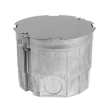 The Wiremold Co - Wiremold CRFB4 CRFB-Series Four Gang Round Raised Floor Box