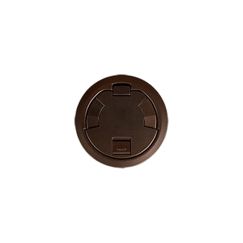 The Wiremold Co - Wiremold 6CTC2BZ 6CT Evolution™ Poke Thru Surface Style Cover, Bronze