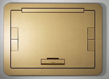 The Wiremold Co - Wiremold EFB610BTBS Evolution™-Series EFB6, EFB8, EFT10 Floor Box Flush Style Cover with Solid Lid