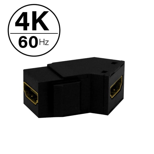 Pass & Seymour / Legrand - OnQ WP124KBK 4K HDMI KEYSTONE INSER