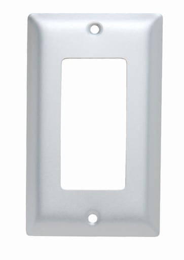 Pass & Seymour / Legrand - Pass & Seymour SA26 1Gang Wall Plate, Decorator, Standard - Aluminum