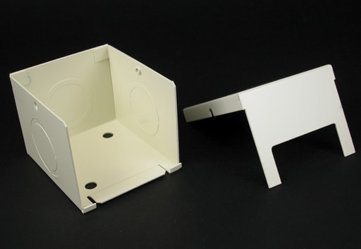 The Wiremold Co - Wiremold 2410FC-FW 2400-Series Full Capacity Entrance End Fitting, Fog White