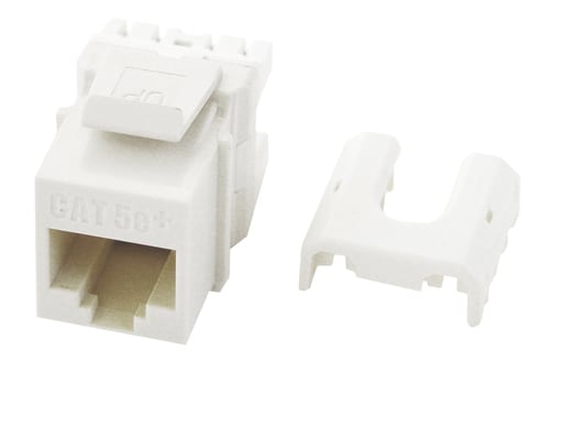 Pass & Seymour / Legrand - On-Q On-Q WP3475-WH-10 Cat 5e Quick Connect RJ45 Keystone White Insert