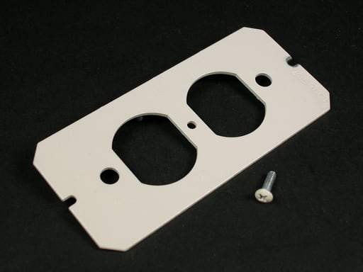 The Wiremold Co - Wiremold 6DP 1-1/2-Gang Poke-Through Duplex Plate