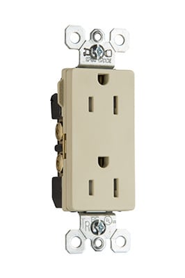 Pass & Seymour / Legrand - P&S TR26242I TR DECO RECEP 15A 125V