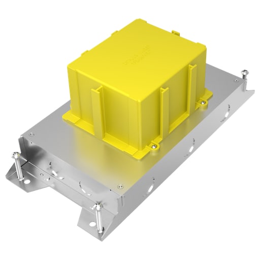 The Wiremold Co - WIREMOLD RFBA24R4EXT Rectangular Extension Ring, 2 & 4 Gang Boxes Rectangular Activation Floor Box