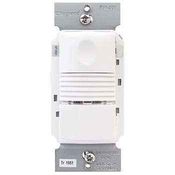 Wattstopper / Legrand - Wattstopper PW-301-W Passive Infrared Wall Switch Occupancy Sensor, 120/277V - White