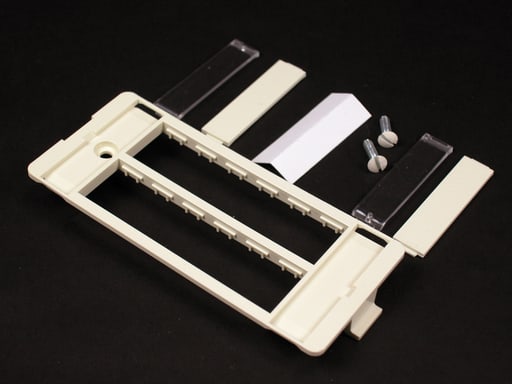 The Wiremold Co - Wiremold 5507-6TJWH 5500-Series Ortronics Faceplate Fitting