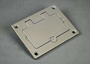 The Wiremold Co - Wiremold 828GFITCAL-NK Omnibox™ Rectangular Nickel GFI Cover Plate