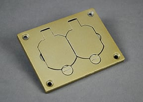 The Wiremold Co - Wiremold 828R-TCAL-BS Duplex Cover Plate