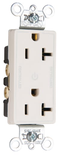 Pass & Seymour / Legrand - Pass & Seymour 26352CD-BL 20A 125V Decorator Dual Control Outlet Blue