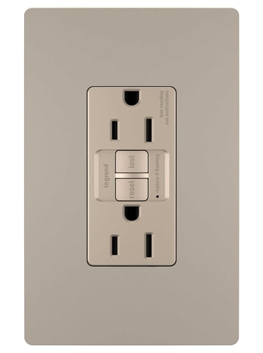 Pass & Seymour / Legrand - Pass & Seymour 1597-TRNICC4 15A 125V GFCI Tamper Resistant Receptacle, Nickel