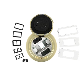 The Wiremold Co - WLK 6ATC2PSB 6IN PREWIRED SURF STYL