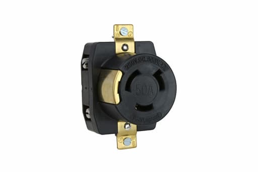Pass & Seymour / Legrand - Pass & Seymour 3771 2pole 3wire 600V Ac 250V Dc Receptacle