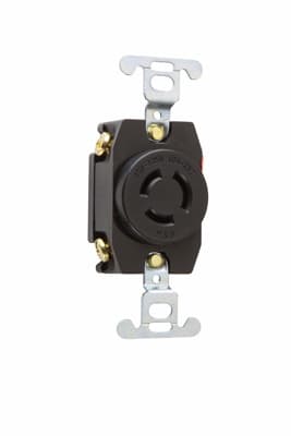 Pass & Seymour / Legrand - Pass & Seymour 7582 Receptacle Single 15A 125V 10amp 250V Turnlok
