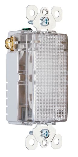 Pass & Seymour / Legrand - Pass & Seymour TMHWL-ENSCC 120 VAC Clear LED Enhanced Decorator Full Hallway Night Light