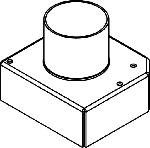 The Wiremold Co - Wiremold 152CHA 2" 1-1/2-Gang Conduit Bottom Housing Assembly