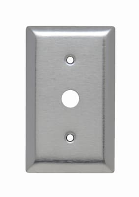 Pass & Seymour / Legrand - P&S SL12 PLATE SS430 1G TELE W/OUT