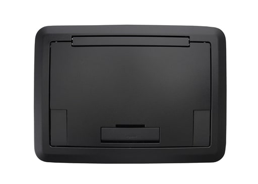 The Wiremold Co - Wiremold EFB45BTCBK Evolution™-Series EFB45 Floor Box Surface Style Cover with Solid Lid