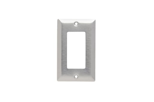 Pass & Seymour / Legrand - Pass & Seymour SL26 1Gang Wall Plate, Decorator, Standard - 430 Stainless Steel
