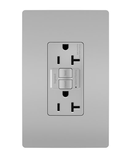 Pass & Seymour / Legrand - Pass & Seymour 2097-GRY 20A 125V Self-Test GFCI, Gray