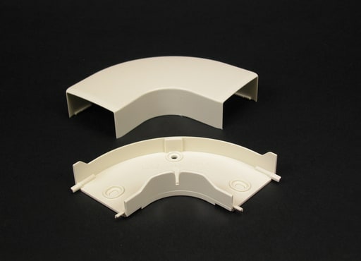 The Wiremold Co - WM PN10F11V NM 90 D. FLAT ELBOW PN1