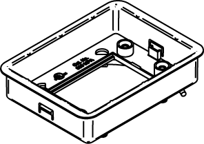 The Wiremold Co - Wiremold 880MPA ModulinkTM 880MP-Series Rectangular Plastic Floor Box Adjusting Ring