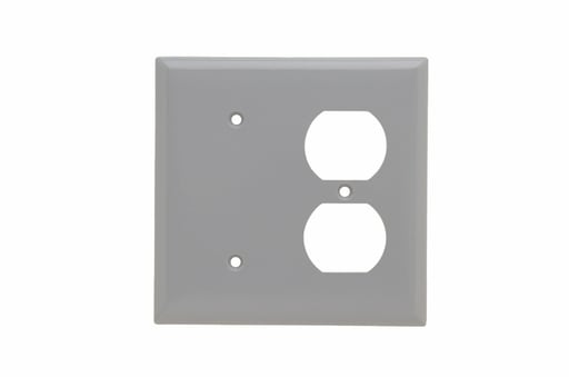 Pass & Seymour / Legrand - P&S SP148GRY SMOOTH WP 1G DUPLEX 1G