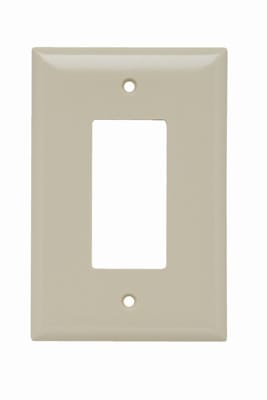 Pass & Seymour / Legrand - Pass & Seymour SPO26-I 1Gang Wall Plate, Decorator, Jumbo - Ivory