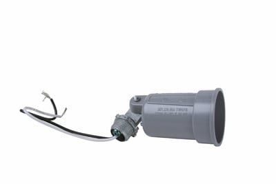 Pass & Seymour / Legrand - Pass & Seymour PAR1 Gray Outdoor Lampholder